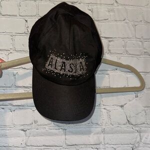 ALASKA black n bling baseball cap